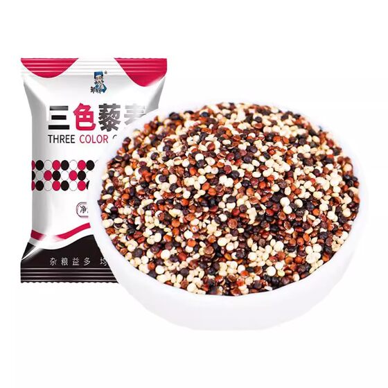 
Three-color quinoa rice white red black quinoa rice porridge full meal replacement multigrain quinoa combination whole grains