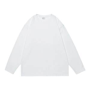 
GOGOSOON men's pure cotton bottoming shirt with long-sleeved T-shirt top spring and autumn new heavyweight high-end American style