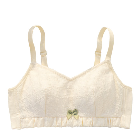 
Comfortable underwear for women in summer, thin style without steel rings, large breasts, primary school students, high school girls, strapless vest bra