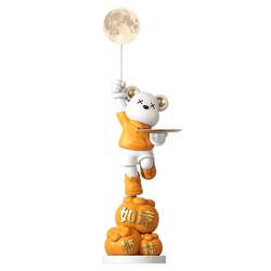 Persimmon Ruyi Violent Bear Floor Lamp Decoration Ornament