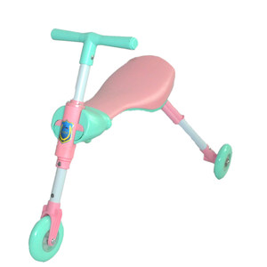 Ou Liou Children's Mantis car large three-wheeled three-wheeled step-by-step small pedal baby balancing car folding 1-3-6 years old