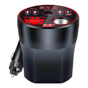 
Car charger 12V24V to 220 inverter upgrade fast charging cigarette lighter conversion plug USB expansion car charger
