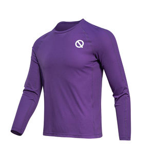 
Light skills marathon sports running long sleeve T-shirt breathing square overlap collar training quick drying clothes for men and women equipment