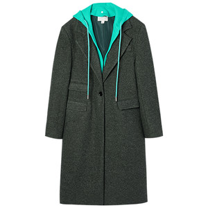 
[149/piece] EPTISON woolen coat for women 2025 winter new style hooded long loose woolen coat