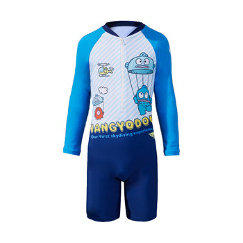 
Zhouke boys swimsuit one-piece long-sleeved sun protection swimsuit