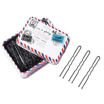 Black U-shaped clip hair pin hair clip box