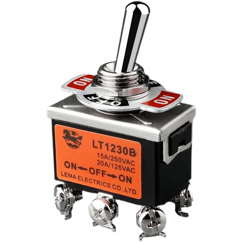 Butang Suis M12mm 2/3-Kelajuan 6-Pin 15A 250V Suis Togol Pengaturan ...
