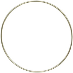 Golden Hoop Dream Catcher Thick 3mm Gold-plated Thin Solid Circle Fashion Home Decoration Diy New Year's Eve Flower Hoop Hoop Hoop