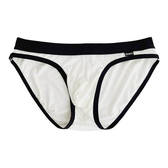 2 packed men's triangular underwear Modal fabrics, thin low waist comfortable, sexy pure color, soft and simple free shipping