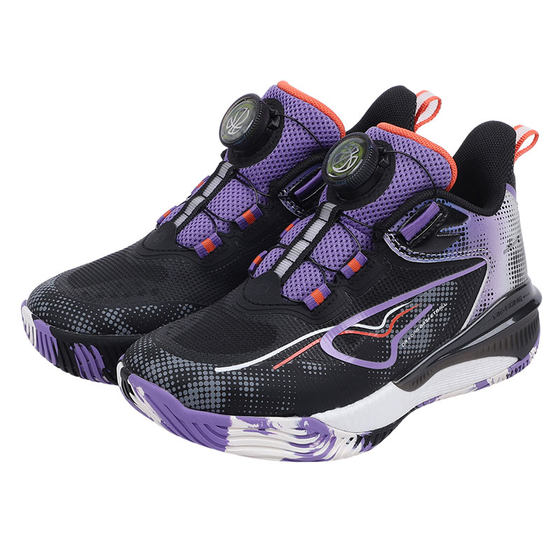 Dr.Kong Jiang Children's Shoes Boys 2025 Autumn New Sports Shoes Breathable Knob Button Children's Basketball Shoes