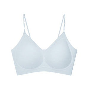 
Lucky cotton underwear for women with thin shoulder straps for summer thin, traceless cool bras with small breasts gathered to expose the suspender’s beautiful back