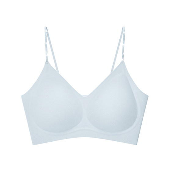 
Lucky cotton underwear for women with thin shoulder straps for summer thin, traceless cool bras with small breasts gathered to expose the suspender’s beautiful back