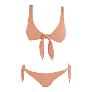 Valtos bubble gauze strap swimsuit female bubble hot spring sexy solid color bikini small chest gathered vacation swimwear
