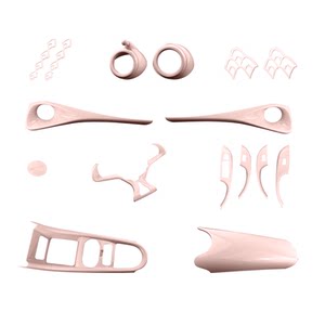 
Special BYD Dolphin interior patch modified steering wheel central control air outlet handrail color change patch pink decorative patch