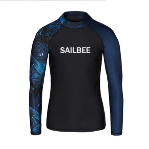 
Wetsuit men's split quick-drying snorkeling surfing suit long-sleeved swimsuit jellyfish suit beach sun protection suit couple set