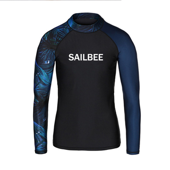 
Wetsuit men's split quick-drying snorkeling surfing suit long-sleeved swimsuit jellyfish suit beach sun protection suit couple set