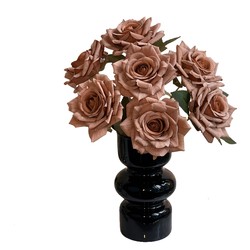 Cappuccino artificial rose flower arrangement