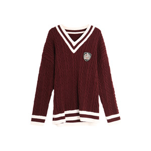 
Nishimachi Village House Sweater Women's 2023 Winter Design College Style Lazy Niche Age-Reducing Sweater HD8104185