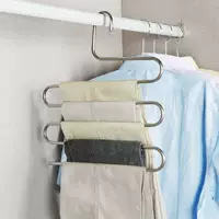 MultiUse Pants Trousers Hanging Clothes Hanger 5Layers Roo-