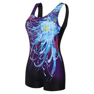 2021 New Swimming Suit for Women, Middle aged and Elderly, Large Size One Piece Covering the Belly, Slimming Appearance, Soaking in Hot Springs, Professional Quick Drying Adult Swimming Suit