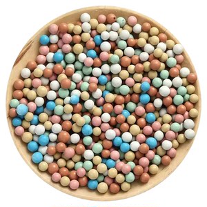 Colorful pottery granules with bottom flower paving surface, breathable, flower water, water cultivation, planting surface stone succulent nutritional nutrition
