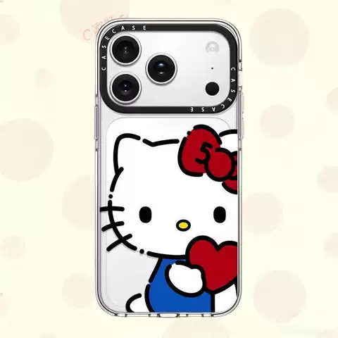 Hello Kitty Heart MagSafe i 16 Phone Cases for iPhone 17, 16, 15, 14 and 13