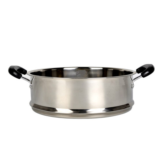 Steam thickened and stainless steel steamed steamed steamer milk cooker small steamer electric cooker stir -fry pot.