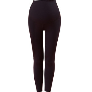 mamanstyle maternity pants autumn and winter air layer high elastic warm yoga pants plus velvet base socks and wear maternity pants outside
