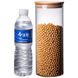 Grain and miscellaneous food kitchen seasoning storage jars