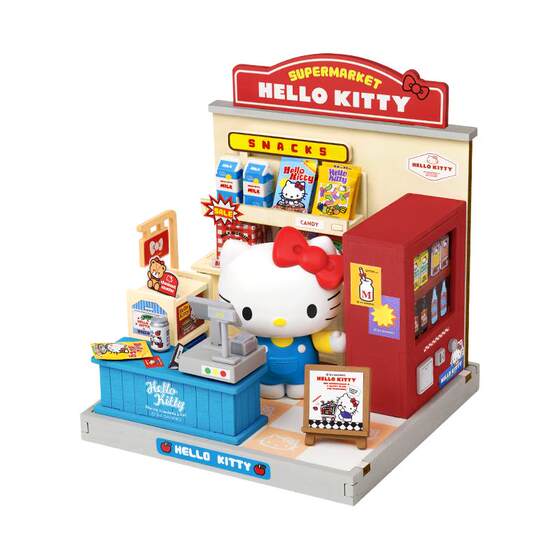 
rolife Ruolai Sanrio Family Hello Kitty Melody miniature scene blind box baby house ornament toys