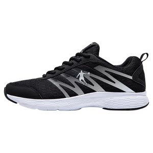 Jordan summer sports shoes mesh breathable men's shoes running shoes shock-absorbing lightweight soft sole black dad casual running shoes