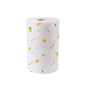 Lazy wet wet and wet dual -use oil absorption cleaning supplies Kitchen paper special paper towels for one -time dishwashing cloth absorption