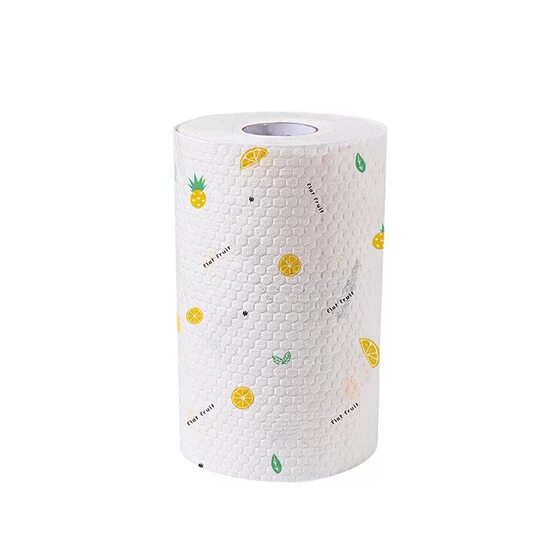 Lazy wet wet and wet dual -use oil absorption cleaning supplies Kitchen paper special paper towels for one -time dishwashing cloth absorption