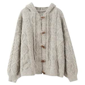 
Ximeng 2025 new autumn and winter small person gentle design niche cardigan sweater jacket women's thick top