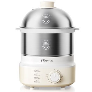 
Bear steamer egg boiler stainless steel automatic power outage household small steamer artifact new breakfast machine genuine