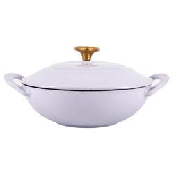 Lidl enameled cast iron double frying pan