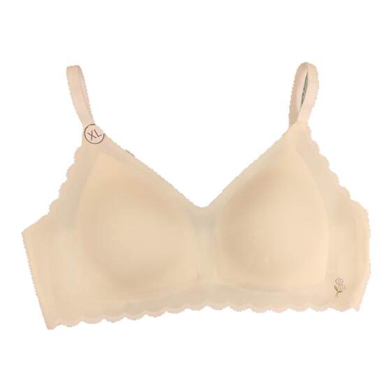 
Urban beauty girl underwear BBH2Q9 markless steel ringless one-piece fixed cup three-breasted triangle cup bra