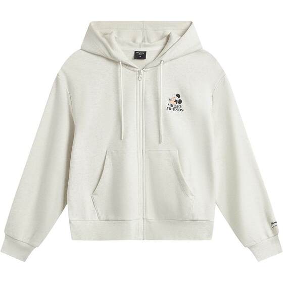 
Li Ning Sweater Women's Disney Minnie Mouse Joint Series Official Spring New Loose Zip Sportswear Jacket