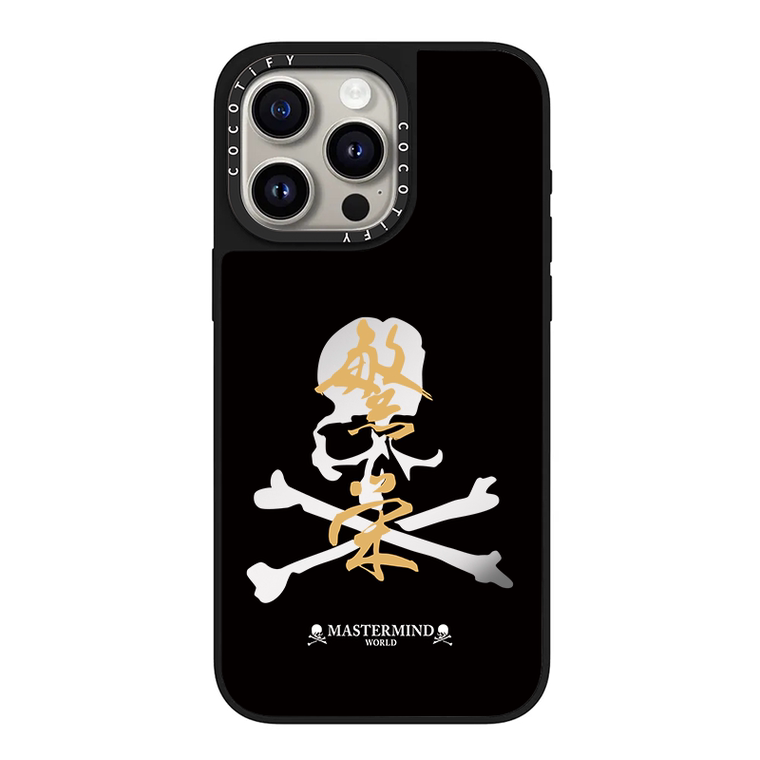 Polished Metallic Skull iPhone Case