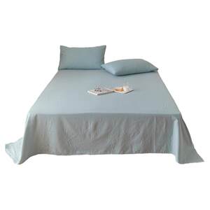 
Class A full cotton double layer yarn bed sheet single piece breathable naked sleeping cartoon pure cotton gauze quilt single double 100 cotton bed sheet