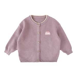 
Children's Sweater Cardigan Spring and Autumn Girls' Sweaters Boys' Tops and Sweaters Red New Year Clothes Spring Baby Jackets