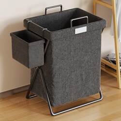Foldable Dirty Laundry Basket for Home Use, Placed at the End of the Bed, a Convenient Solution for Storing Clothes at Night, Bedroom Dirty Clothes Storage Basket, Laundry Basket