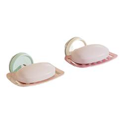 Dopamine soap dish suction cup punch-free wall-mounted