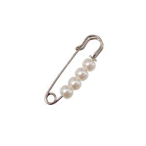 
Waist clamp adjusts skirt waist circumference large and small artifact to prevent exposure button clothes pin fix imitation pearl brooch