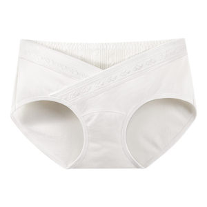 Pregnant women's underwear women's pure cotton antibacterial 100%whole cotton plus long crotch low waist, low waist, low waist, low waist, low waist, low waist, low waist, low -waisted mid -to -advanced short pants head during pregnancy
