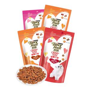 
Zhenzhi Cat Biscuits Meow Crisp Kiss Nutritional Cat Teeth Cleaning Snack Meow Sauce Kiss Imported Cat Strips Fattening Wet Food Pack