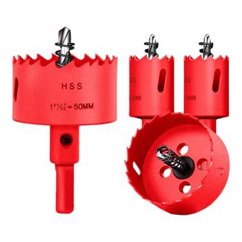 Woodworking hole opener universal round hole bimetal