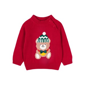 
Beibeiyi boys and girls pullover sweater pure cotton spring and autumn knitted sweater foreign style children's top baby cartoon sweater