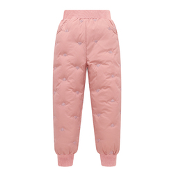 Luo Meng Children's Down Pants Liner Girls School Uniform Artifact 2023 New Autumn And Winter Thickened Warm Pants Wear Inside