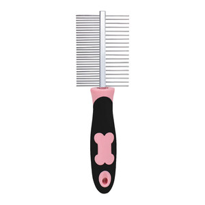 
HATELI dog pet comb teddy bear cat hair comb knot opening comb beauty straight comb supplies